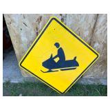 Snowmobile Sign