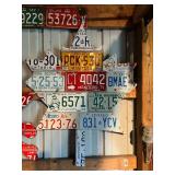 Maple Leaf Artwork From Canadian License Plates