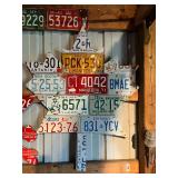 Maple Leaf Artwork From Canadian License Plates