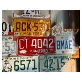 Maple Leaf Artwork From Canadian License Plates