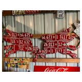 Pair of Pegasus Horses Artwork from License Plates