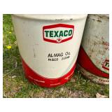 5 Gallon Texaco Oil Cans