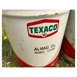 5 Gallon Texaco Oil Cans
