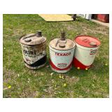 5 Gallon Texaco Oil Cans