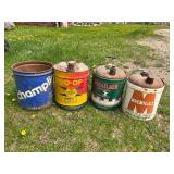5 Gallon Oil Cans