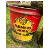 Farmers Union Grease Cans