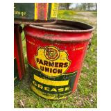 Farmers Union Grease Cans