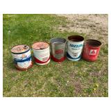5 Gallon Oil Cans