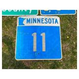 Decommissioned Road Signs