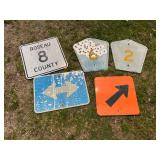 Decommissioned Road Signs