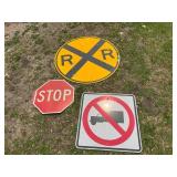 Decommissioned Road Signs