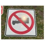 Decommissioned Road Signs