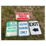 Parking & Traffic Flow Signs