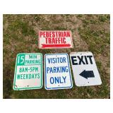 Parking & Traffic Flow Signs