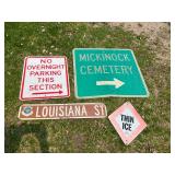 Mixed Metal Sign Lot