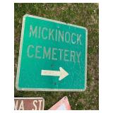 Mixed Metal Sign Lot