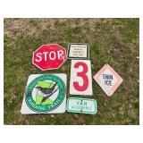 Assorted Metal Signs