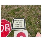 Assorted Metal Signs