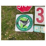 Assorted Metal Signs