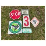 Assorted Metal Signs