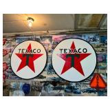 2 Texaco Wood Signs