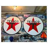2 Texaco Wood Signs