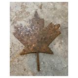 Maple Leaf Covered in Canadian Pennies