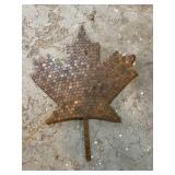 Maple Leaf Covered in Canadian Pennies