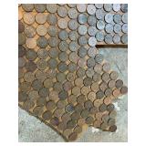 Maple Leaf Covered in Canadian Pennies