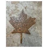 Maple Leaf Covered in Canadian Pennies