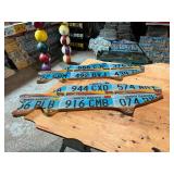 License Plate Art - ND Plates - Fish