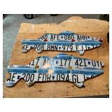 License Plate Art - MN Plates - Fish