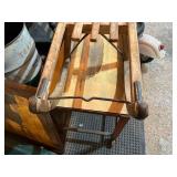 Vintage Wood Snow Sled
