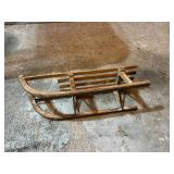 Vintage Wood Snow Sled