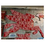 Large Pegasus Horse License Plate Art