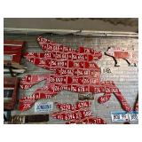 Large Pegasus Horse License Plate Art