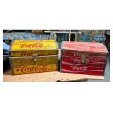 Pair of Coca-Cola Chests Made From Vintage Coke Crates