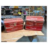 Pair of Coca-Cola Chests Made From Vintage Coke Crates