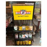 Justice Bros Can Rack Full of Oil Cans