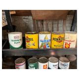 Justice Bros Can Rack Full of Oil Cans