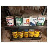 Justice Bros Can Rack Full of Oil Cans