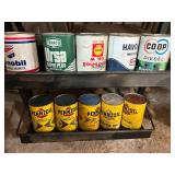 Justice Bros Can Rack Full of Oil Cans