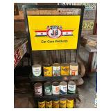 Justice Bros Can Rack Full of Oil Cans