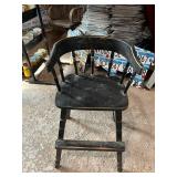 Kids Wood High Chair