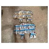 ND & MN License Plate Bison Art