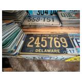 Complete Wall & Shelf of License Plates