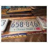 Complete Wall & Shelf of License Plates