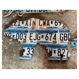 License Plate Artwork - 5 Pieces