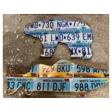 License Plate Artwork - 5 Pieces