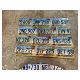 License Plate Artwork - 5 Pieces